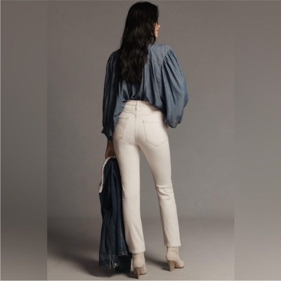 MOTHER SUPERIOR The Buckle Bunny Rider Ankle Jeans High Waist Act Natural 27 - Picture 5 of 13